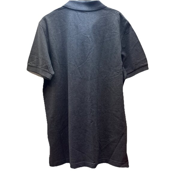 Brooks Brothers 1818 Gray Polo Slim Fit Shirt with Embroidered logo Size Large - Picture 2 of 5